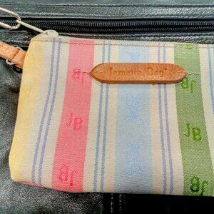 Womans multi color wristlet/makeup holder